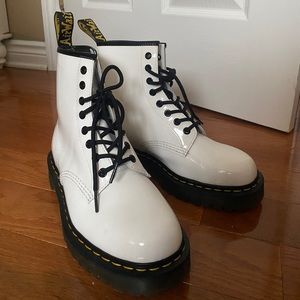 Dr. Martens 1460 8-Eye Boot - White Womens Size 9